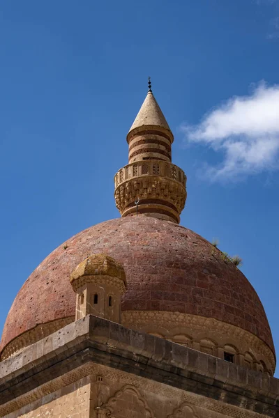 Dogubayazit Turkey Middle East Details Main Dome Minaret Famous Ishak — Stock Photo, Image