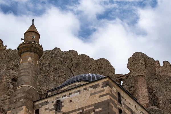 Dogubayazit Törökország Közel Kelet Panorámáját Eski Bayezid Cami Mecset Közelében — Stock Fotó