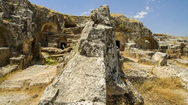 Veduta Aerea Pirin Ruins Perre Antik Kenti Una Piccola Città — Foto Stock