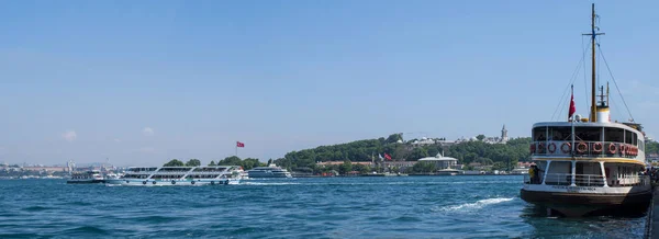 Istanbul Turquie Moyen Orient Skyline Ville Avec Ses Principales Attractions — Photo