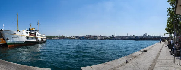 Istanbul Turquie Moyen Orient Skyline Ville Avec Ses Principales Attractions — Photo