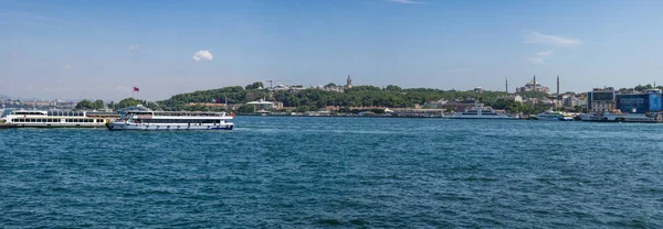 Istanbul Turquie Moyen Orient Skyline Ville Avec Ses Principales Attractions — Photo