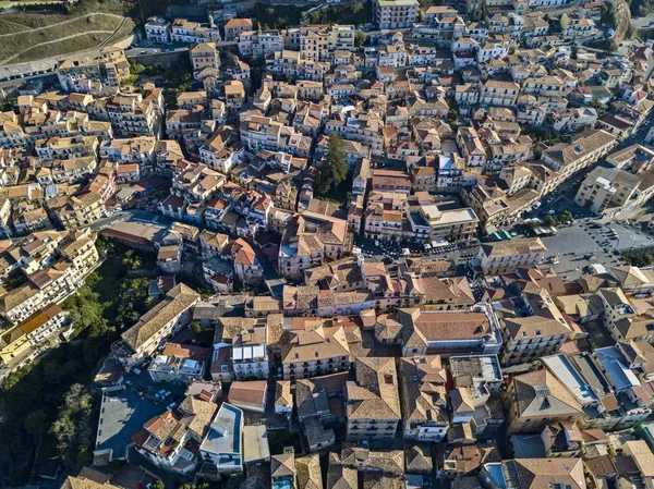 Veduta Aerea Pizzo Calabro Calabria Turismo Italia Vista Panoramica Delle — Foto Stock