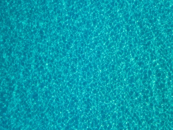 Aerial View Sandy Seabed Crystal Clear Blue Water Reflections Sun — Stock Photo, Image