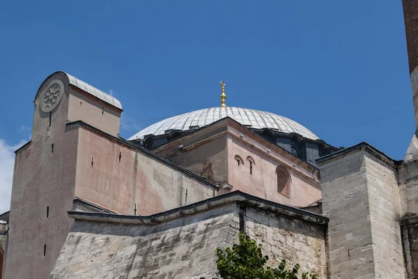 Istambul Turquia Oriente Médio Detalhes Santa Sofia Famosa Catedral Patriarcal — Fotografia de Stock