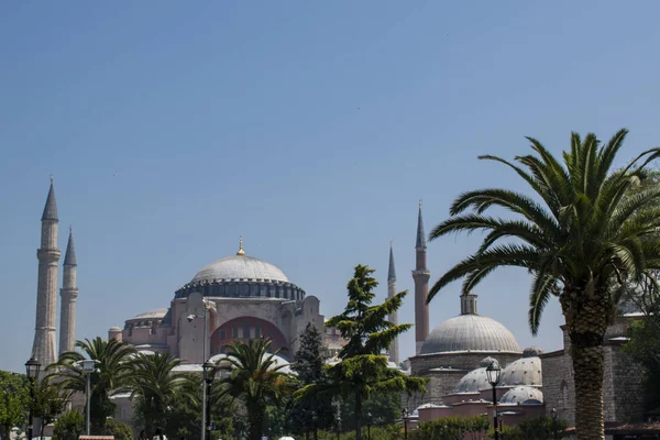 Κωνσταντινούπολη Τουρκία Μέση Ανατολή Άποψη Της Αγίας Σοφίας Του Διάσημου — Φωτογραφία Αρχείου