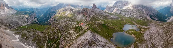 안토니오 Antonio Locatelli 공중에서 피난처는 사우스 Alto Adige South Tyrol — 스톡 사진