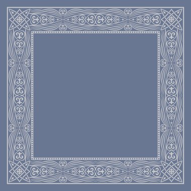 Vintage vektör dekoratif çerçeve