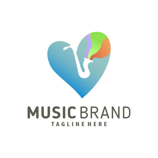 Music logo design and icon