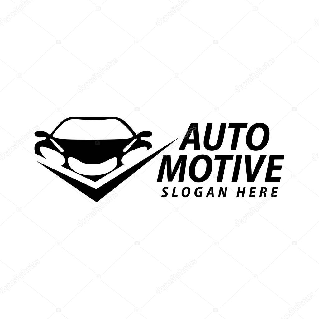 Automitive car repair garage logo design concept template for your workshop