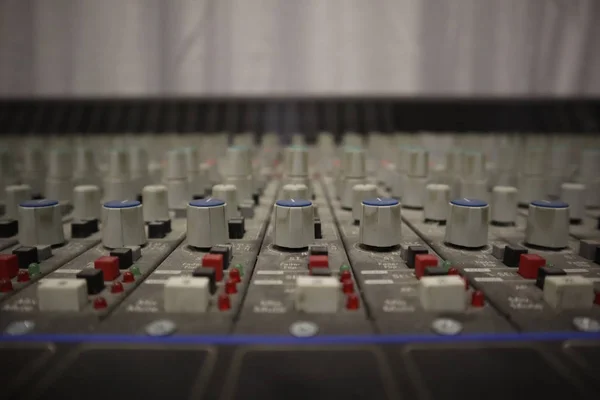 Mixing Console Music Studio — Stock Photo, Image