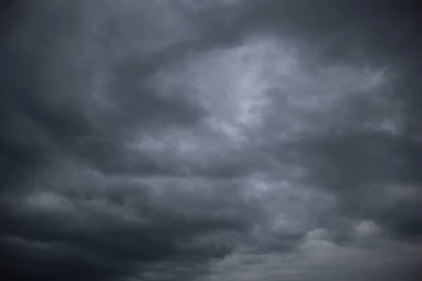 Nuages Tonnerre Gris Sur Plage — Photo