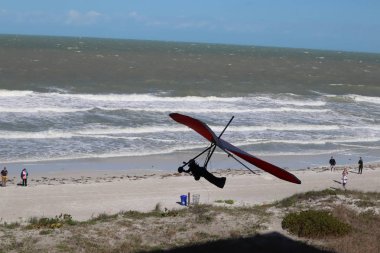 Indian Rocks Beach, Fl - 22 Nisan 2019: sahilde planör asmak.
