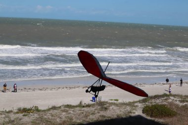 Indian Rocks Beach, Fl - 22 Nisan 2019: sahilde planör asmak.