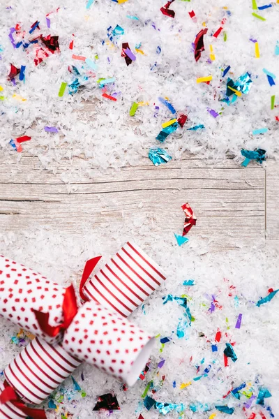 Изображение Обширной Серии Полезных Праздничных Рождественских Фонов Снегом Подарками Леденцами — стоковое фото