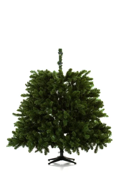 贈り物を含む人工的なクリスマスツリーの16枚の画像シリーズ — ストック写真