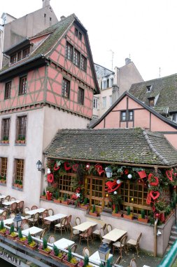 Strasbourg Fransa kış city