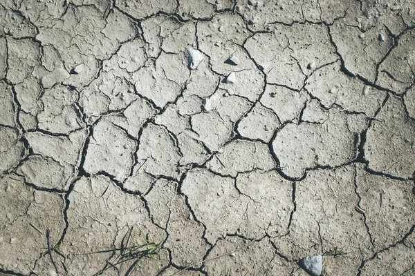 Dry Cracked Earth Global Warming — Stock Photo, Image