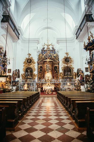 Historische Barokke Kerk Oostenrijk Gouden Ornamenten — Stockfoto