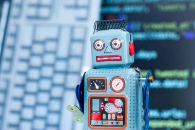Sembol için bir sohbet etmek ya da sosyal bot ve algoritmalar, program kodu içinde belgili tanımlık geçmiş