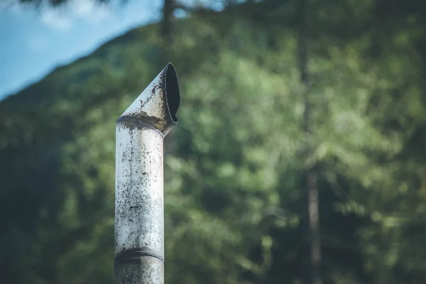 Tubo de escape de um caminhão — Fotografia de Stock