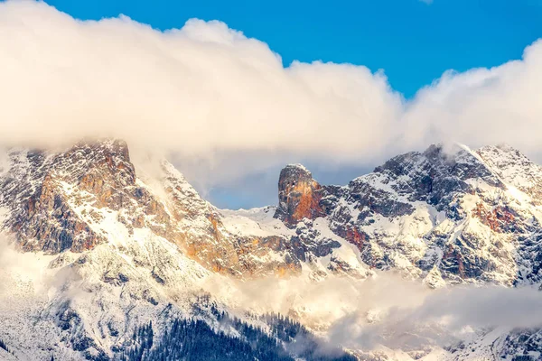 冬の雪の山,風景,アルプス,オーストリア — ストック写真