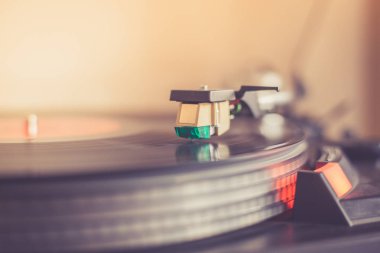 Retro müzik oynama: profesyonel dönüş mümkün ses vinil kayıt m