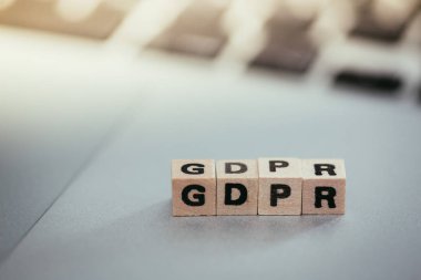 General Data Protec için harfli tahtadan küpler.\\ Gdpr\\