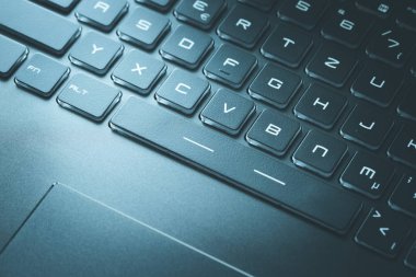 Laptop klavye ve Touchpad: çekim resim 