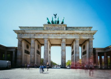 Brandenburger Tor, Berlin, Almanya Brandenburger Kapısı. Hedef