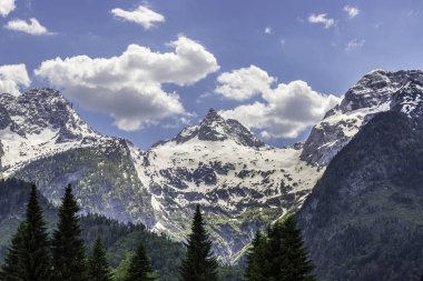 Avusturya'da karlı sıra: Loferer Steinberge