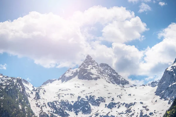 Snöig bergskedjan i Österrike: Loferer Steinberge — Stockfoto