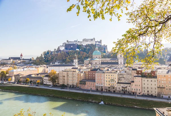 Distrito Histórico Salzburgo Outono — Fotografia de Stock