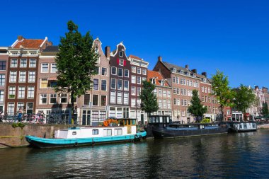 Amsterdam 'ın panoramik manzarası