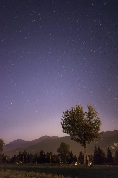 Milky way seen from middle Europe