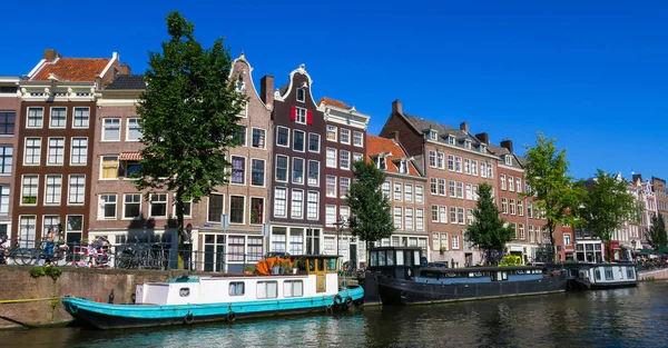Blick Auf Die Stadt Amsterdam — Stockfoto