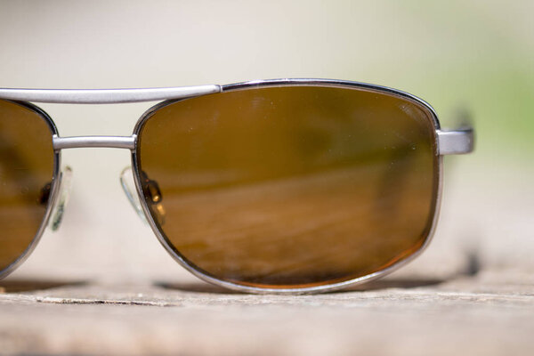 sunglasses object on table background