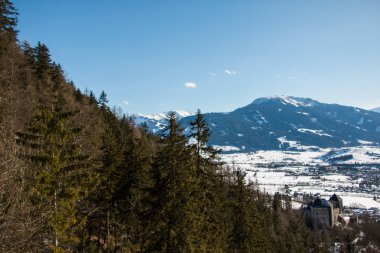 manzara güzel kış dağlar 