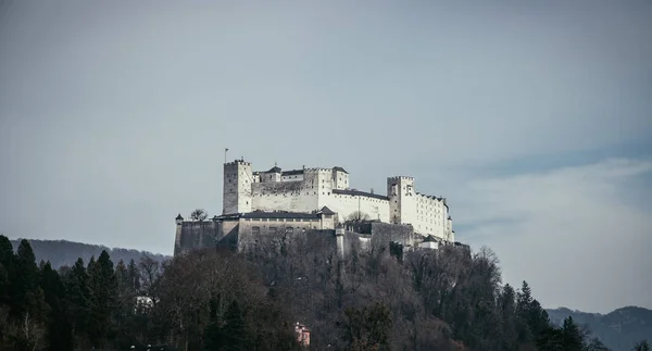 Idilliaco Paesaggio Panoramico Della Città Salisburgo — Foto Stock