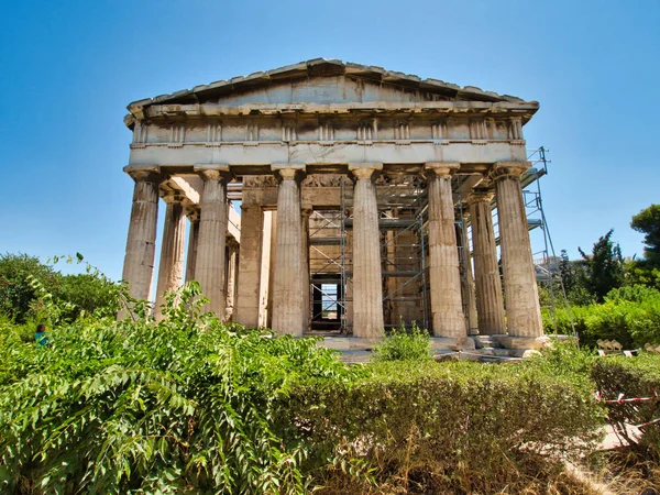 雅典地标的古代阿戈拉 — 图库照片
