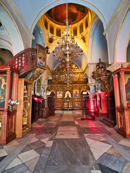 Interior ornamental da Igreja Ortodoxa — Fotografia de Stock