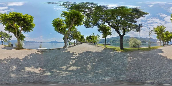 Equirectangular Panoramic 360 Degrees Panoramic View Picnic Green Área Outdoor Fotos De Stock Sin Royalties Gratis