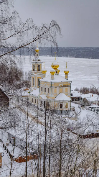 Den Gamla Ryska Staden Plyos — Stockfoto