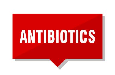 antibiyotik kırmızı kare fiyat etiketi