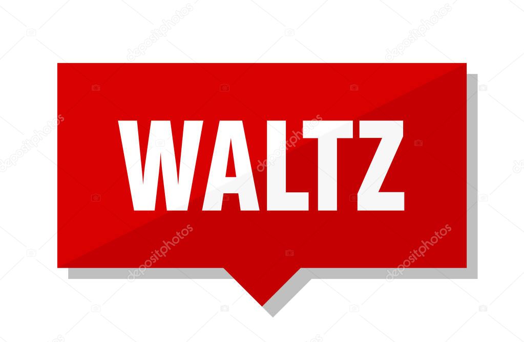 waltz red square price tag