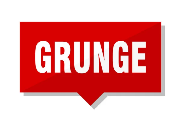 Grunge Rojo Cuadrado Precio Etiqueta — Archivo Imágenes Vectoriales