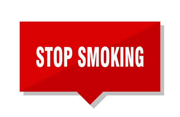 赤の広場の値札の喫煙を停止します — ストックベクタ