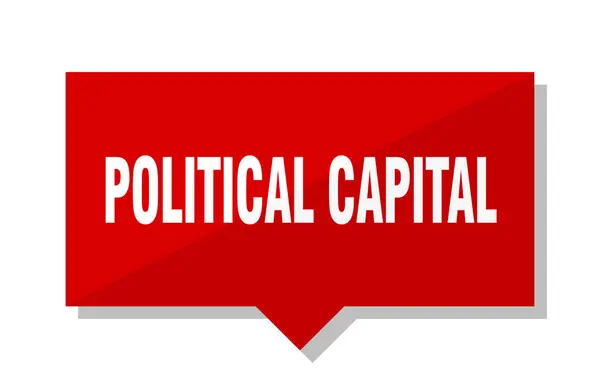 Politického Kapitálu Rudé Náměstí Cenovka — Stockový vektor