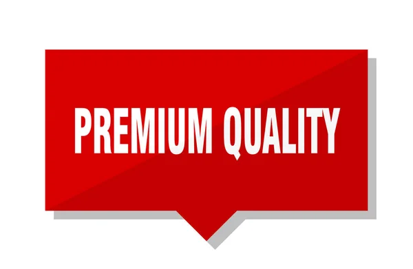 Premium Qualità Rosso Quadrato Prezzo — Vettoriale Stock