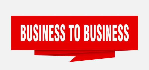 Business Sign Business Business Papieren Origami Tekstballon Business Business Label — Stockvector